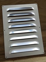 TQ4U Grille de ventilation - Grille à ailettes - Grille de façade - 245 x 345 mm - Aluminium