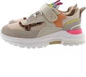 Sneakers | Meisjes | Beige Peach | Leer | Shoesme | Maat 26