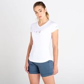 Het Dare2B Moments II T-shirt met korte mouwen - dames - jersey - grafisch - Wit