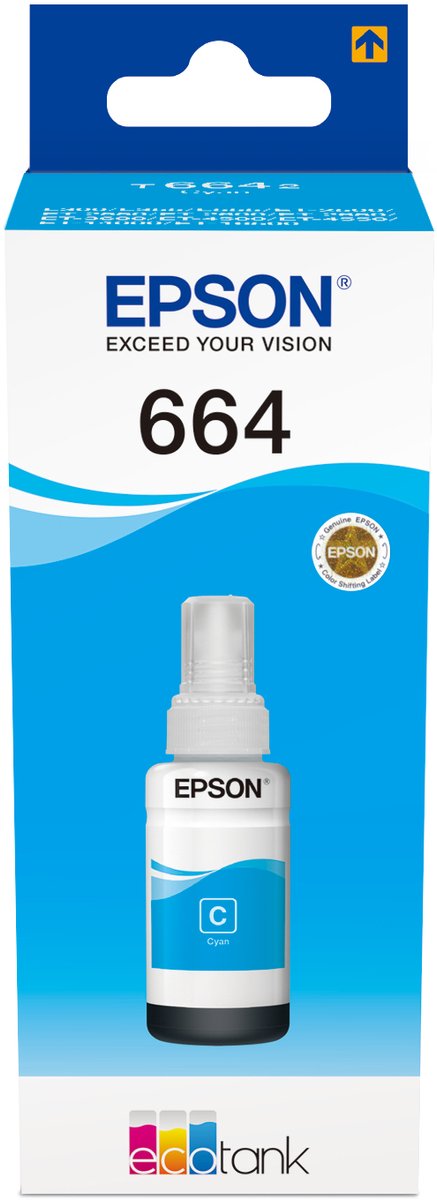Epson 6642 Inktflesje Cyaan
