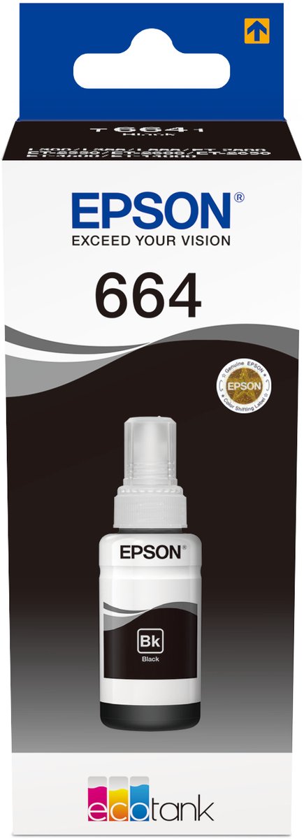 Epson T6641  EcoTank Black ink bottle