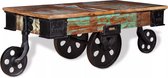 Salontafel 90x45x35 cm gerecycled hout