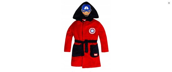 Avengers Badjas - kamerjas - rood - 102 cm - 4 jaar