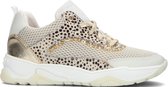 Ton & Ton Evelyn Lage sneakers - Leren Sneaker - Meisjes - Beige - Maat 23