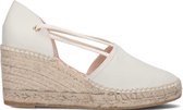 Kanna Kv7099 Espadrilles - Met Sleehak - Dames - Wit - Maat 40