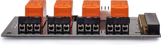 QEC - 5V 4 kanaals relais module - met hoge kwaliteit 16A 230V AC relais / 10A 25V DC - compatible met Raspberry Pi Zero Arduino Tinker Board (Easy Relay 4 + Pi Zero WH)