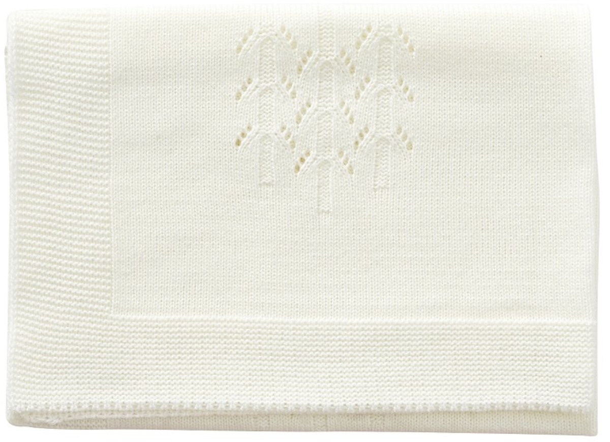 Byastrup Gebreide Poppendeken Beige 60x60 Cm