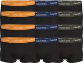 Calvin Klein 12-pack boxershorts low rise trunk orange/blue shadow/green