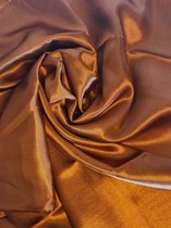 Beauty Silk Satijnen Hoeslaken Cognac 160 x 200 cm