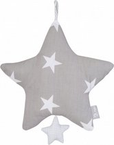 muziekdoos Little Stars 27 cm grijs