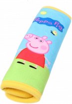 gordelpad Peppa Pig pluche blauw/groen 15 x 18 cm