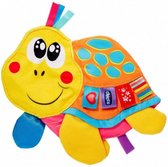 knuffel Lulu Schildpad junior 23,5 x 17 cm geel