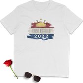 Koningsdag 2022 t Shirt - T-shirt voor 27 april 2022 - Festival t Shirt - Koningsnacht Live Festival Shirt - t Shirt Dames - t Shirt Heren - Maten: S M L XL XXL XXXL - Shirt kleuren: Oranje Z