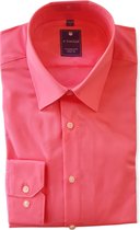 Redmond Heren Slim Fit Hemd Marineblauw/Paars/Roze