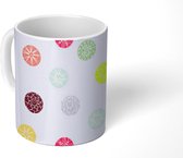 Mok - Koffiemok - Design - Bloemen - Ornament - Mokken - 350 ML - Beker - Koffiemokken - Theemok