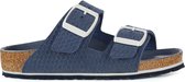 Birkenstock Arizona Kids Slippers Hexagon Tech Blue Narrow-fit | Blauw | Imitatieleer | Maat 32