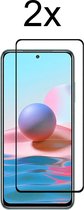 Xiaomi Redmi 10 5G screenprotector - Beschermglas Xiaomi Redmi 10 5G screen protector glas - Full cover - 2 stuk