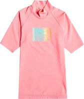Billabong - UV-rashguard voor dames - Korte mouw - Design - Roze Zonsondergang - maat M