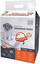 trainingpads Easy Fix 90 x 60 cm textiel wit 30 stuks