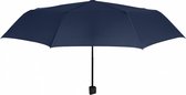 paraplu Mini heren 96 cm polyester/staal donkerblauw