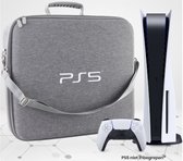 Jawes- Ps5 Koffer-  Beschermt uw Sony Playstation 5- PS5 Tas- Verstelbaar- Draagbare beschermende tas voor de Sony PS5-console en twee controllers- Waterdicht- Ps5 Accessoires