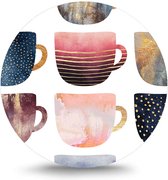 Maison de France - MDF My favorite coffee - pink - mdf - 50 cm