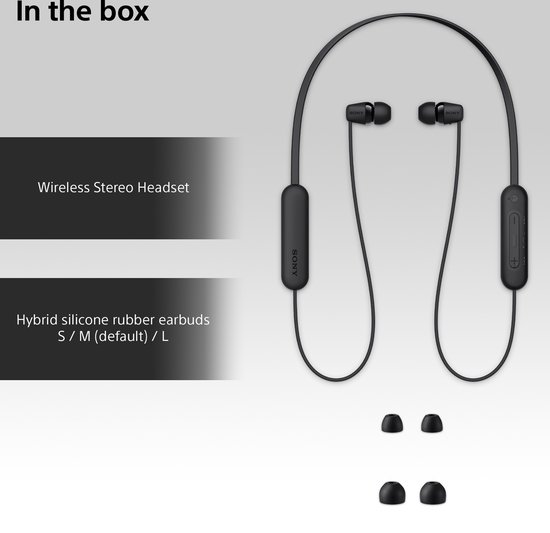 Sony WI-C100 (Black) (4/8)