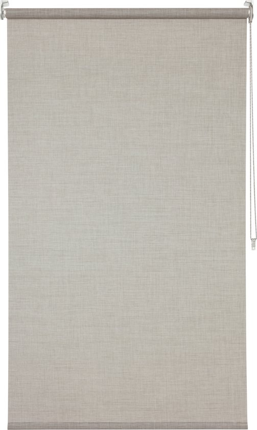 INSPIRE - zijrolgordijn zonwering PUEBLA - MOON - B.150 x H.250 cm - beige - warmte-isolerend - raamgordijn