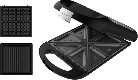 Cecotec Rock'nToast Family 3-in-1 broodrooster