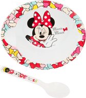 Minnie Mouse - Bordje + Lepeltje Minnie Mouse - Disney Baby