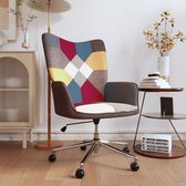 vidaXL Relaxstoel patchwork stof