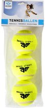 Tennisbal geel 9 stuks