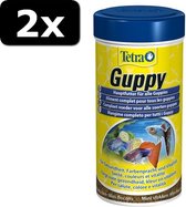 2x TETRA GUPPY VOER VLOKKEN 250ML