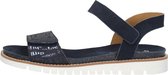 Ara Kent Sandalen Plat - blauw - Maat 39