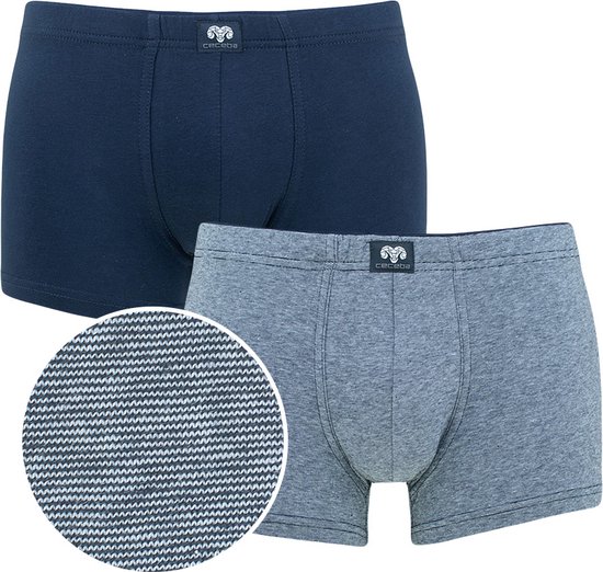 CECEBA Ohio 2-pack Heren Boxer - Blauw