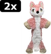 2x # KONG LOW STUFF FLOPZIE FOX 48,5CM