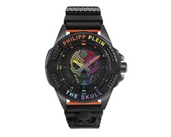 Philipp Plein - Heren Horloge The Skull - Zwart