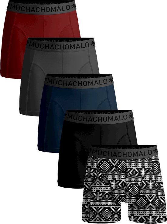 Muchachomalo Heren Boxershorts - 5 Pack - Maat S - Mannen Onderbroeken