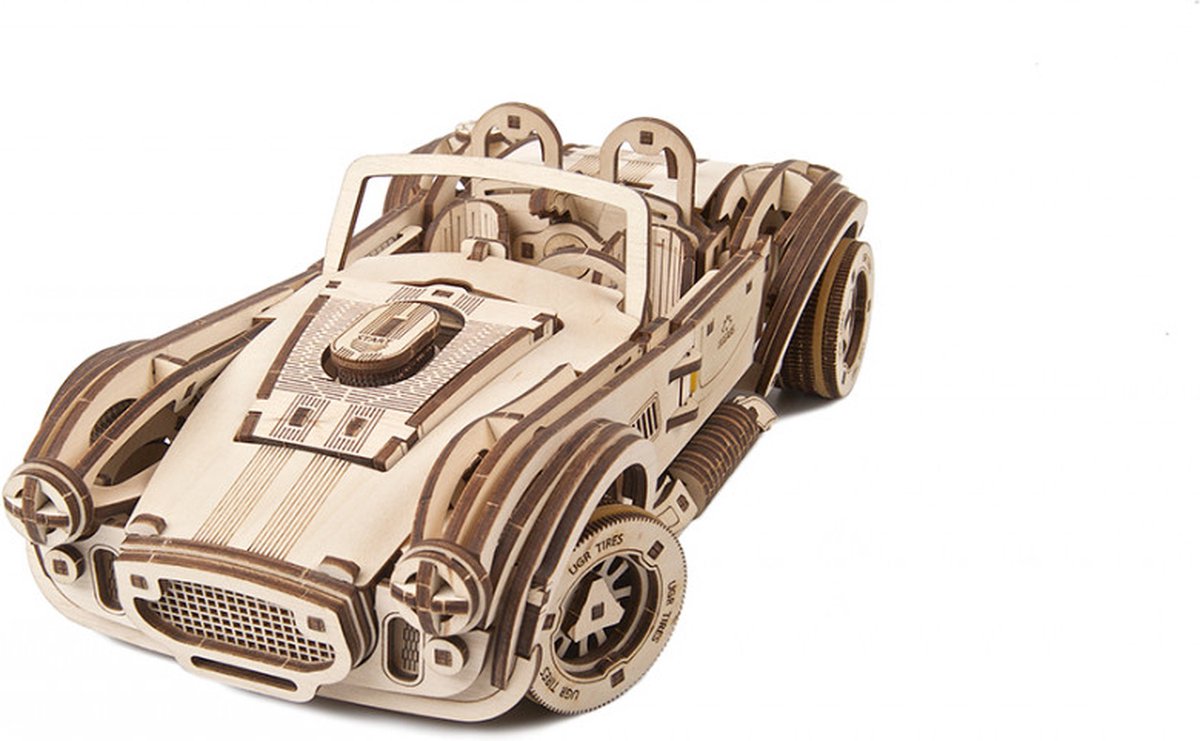 UGEARS Houten 3D Model - Drift Cobra Racing Car — afbeelding 12