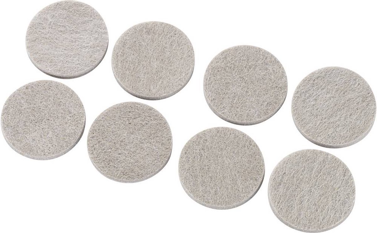TRU COMPONENTS FP3805BN Viltdoppen Zelfklevend, Rond Grijs (Ø x h) 38 mm x 5 mm 8 stuk(s)