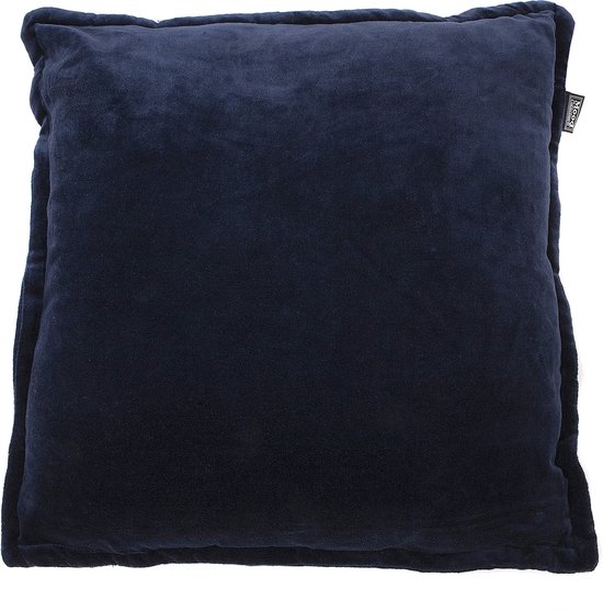 In The Mood Collection Charme Sierkussen – L50 x B50 cm – Donkerblauw