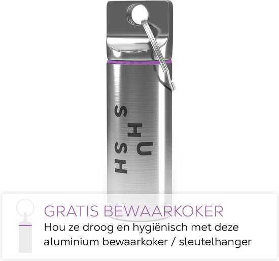 Shush Focus Earplugs - Minder Afleiding - Betere Concentratie - Hogere Productiviteit - Voor kantoor of studeren - Oordoppen met keramisch filter (SNR 24 dB) - Meer dan 365x herbruikbaar