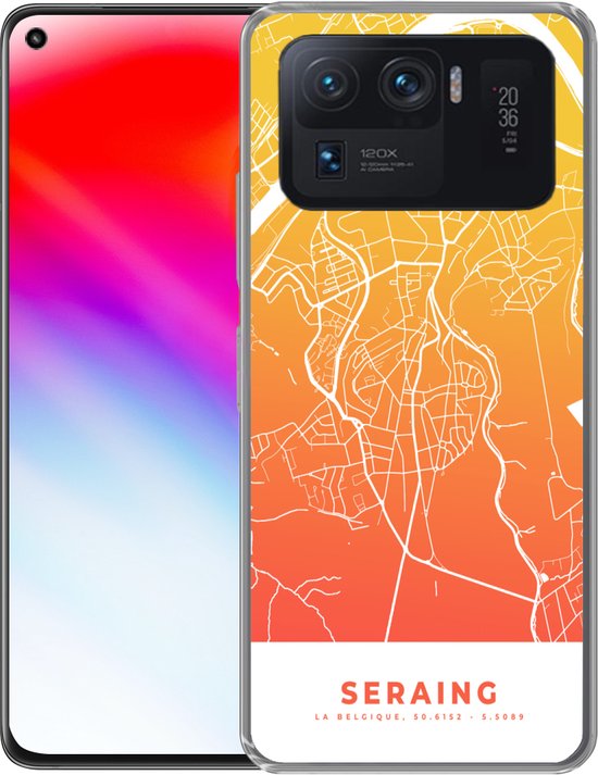 garen Huidige Huidige Xiaomi Mi 11 Ultra hoesje - Kaart - Seraing - België - Siliconen  Telefoonhoesje | bol.com