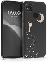 kwmobile telefoonhoesje voor Xiaomi Redmi 9C - Hoesje voor smartphone - Glitterfee design
