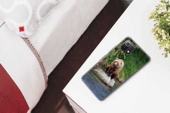 Coque Xiaomi Mi 11 Lite - Ours - Pierre - Animal - Coque en Siliconen