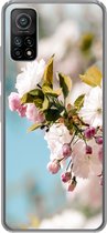 Geschikt voor Xiaomi Mi 10T 5G hoesje - Bloemen - Bloesem - Lente - Siliconen Telefoonhoesje