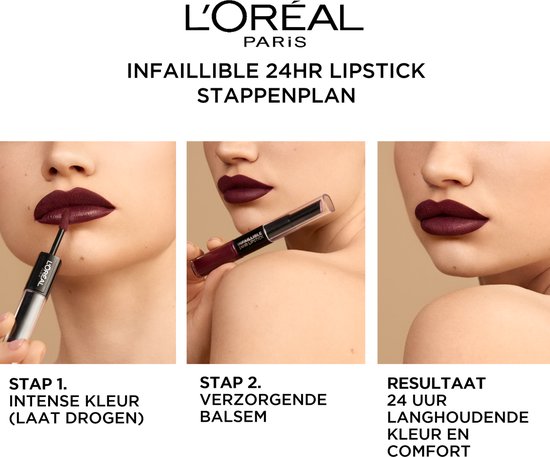 L’Oréal Paris Infallible Lippenstift - 121 Flawless Fuschia