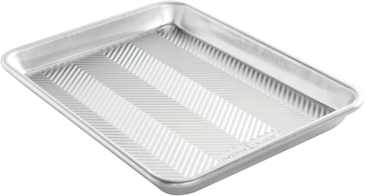 Bakplaat met Structuur, 33 x 24,4 cm, Aluminium - Nordic Ware | Naturals Prism