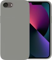 Ceezs telefoonhoesje geschikt voor Apple iPhone SE 2022 / 2020 / iPhone 7/8 hoesje - silicone backcover - optimale bescherming - Grijs