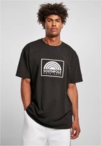 Urban Classics Heren Tshirt -M- Square Logo Zwart